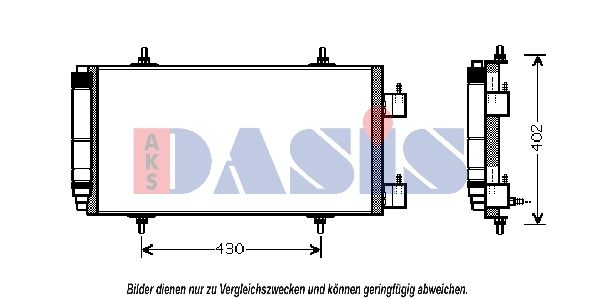 Kondensator, Klimaanlage AKS DASIS 062006N