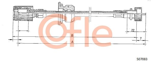 Tachowelle COFLE s07083