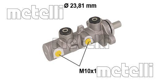 Hauptbremszylinder METELLI 05-0800