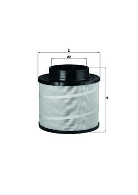 Luftfilter MAHLE LX741