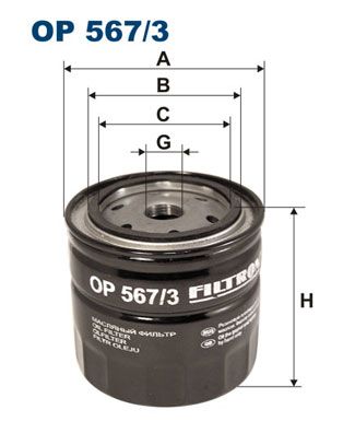 Ölfilter FILTRON op 567/3