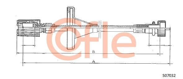 Tachowelle COFLE s07032