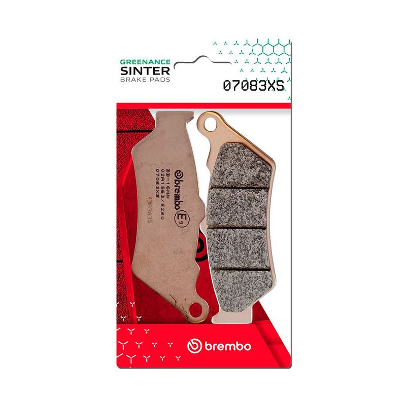 Bremsbelagsatz, Scheibenbremse BREMBO 07083XS