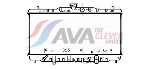 Kühler, Motorkühlung AVA QUALITY COOLING HDA2056