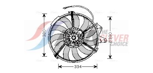 Lüfter, Motorkühlung AVA QUALITY COOLING AI7507