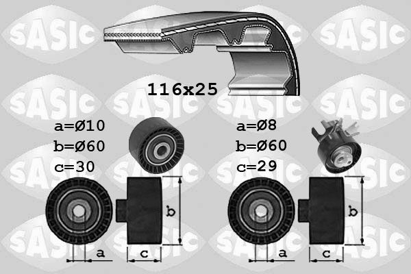 Zahnriemensatz SASIC 1750034