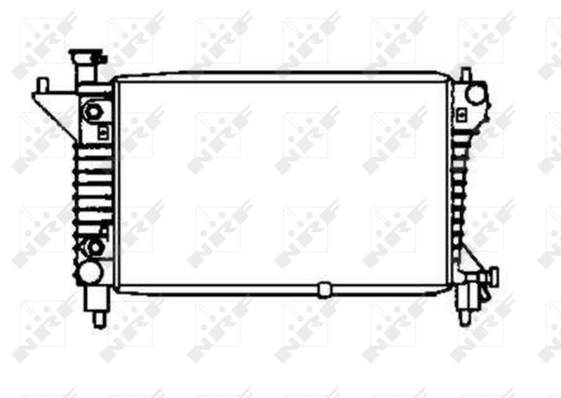 Kühler, Motorkühlung NRF 50254