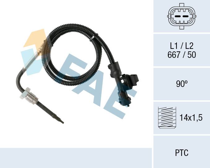 Sensor, Abgastemperatur FAE 68006