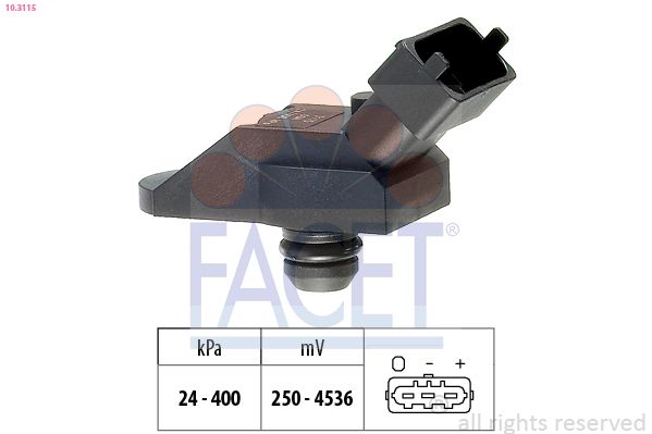 Luftdrucksensor Höhenanpassung FACET 10.3115