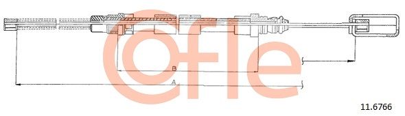 Seilzug, Feststellbremse COFLE 11.6766