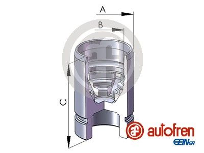 Kolben, Bremssattel AUTOFREN SEINSA D02589