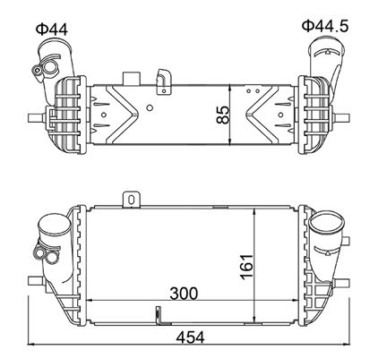 Ladeluftkühler HART 630 299