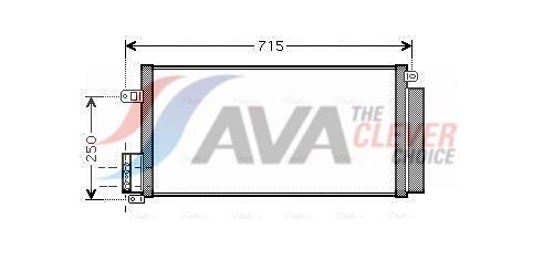 Kondensator, Klimaanlage AVA QUALITY COOLING FT5310D