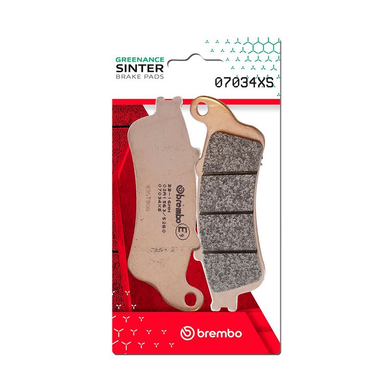 Bremsbelagsatz, Scheibenbremse BREMBO 07034XS