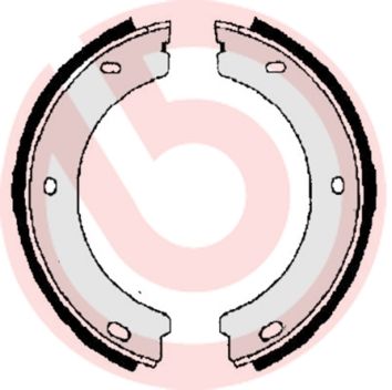 Bremsbackensatz, Feststellbremse BREMBO S 61 518