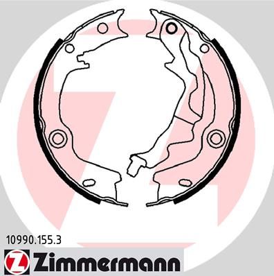 Bremsbackensatz Feststellbremse ZIMMERMANN 10990.155.3