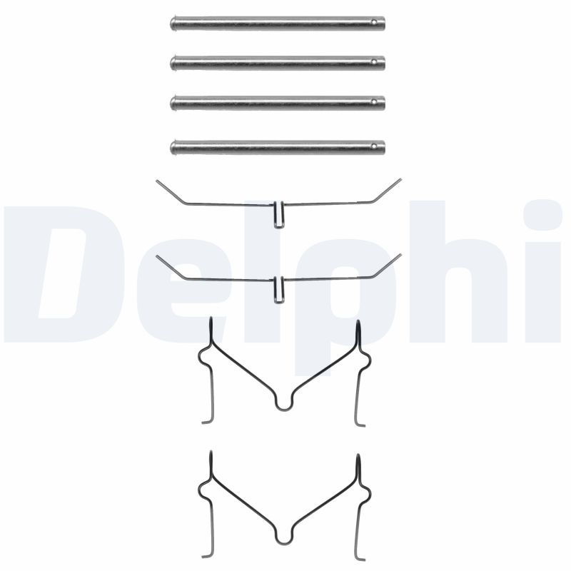 Zubehörsatz, Scheibenbremsbelag DELPHI LX0182
