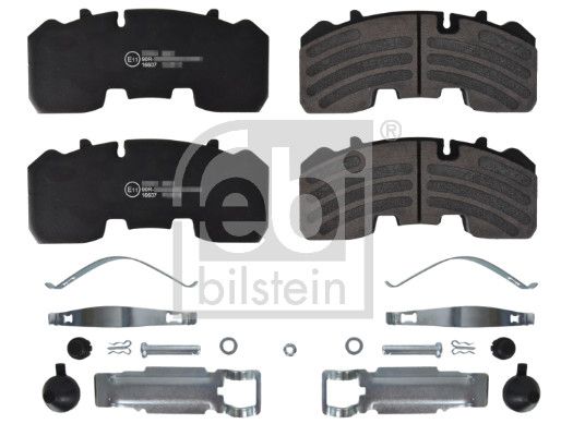Bremsbelagsatz Bremsbeläge FEBI BILSTEIN 16607