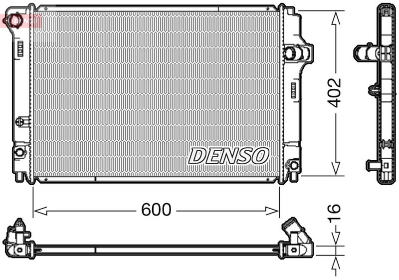 Kühler, Motorkühlung DENSO DRM50089