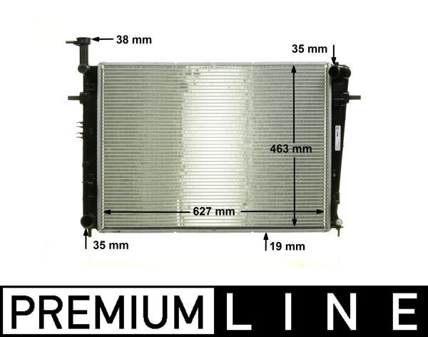 Kühler, Motorkühlung MAHLE CR1862000P