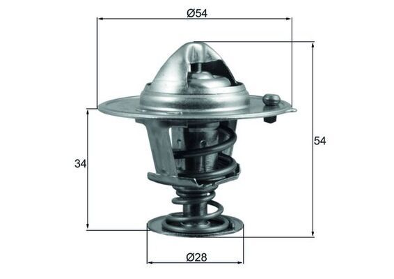 Thermostat, Kühlmittel MAHLE TX20688D