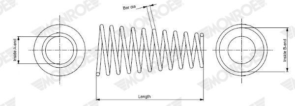 Fahrwerksfeder Monroe SP4110