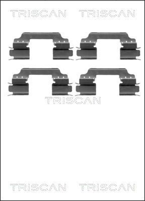 Zubehörsatz Scheibenbremsbelag TRISCAN 8105 231596
