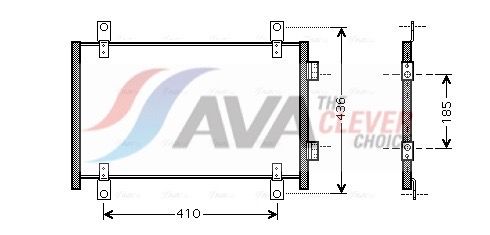 Kondensator, Klimaanlage AVA QUALITY COOLING FTA5302