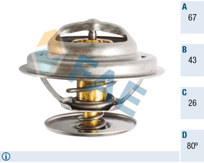 Thermostat, Kühlmittel FAE 5300280