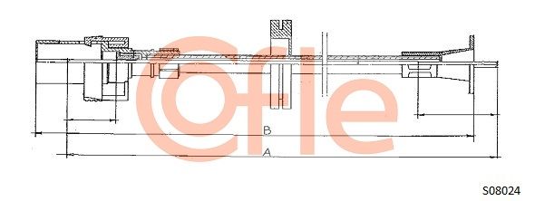 Tachowelle COFLE S08024