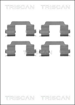 Zubehörsatz Scheibenbremsbelag TRISCAN 8105 691620