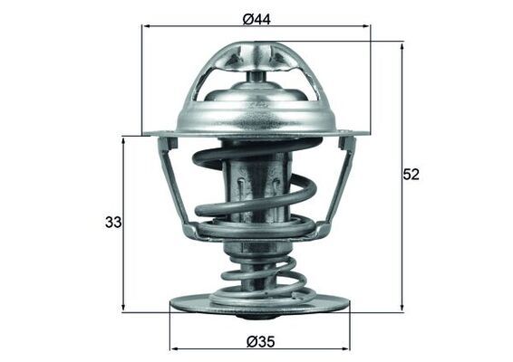 Thermostat, Kühlmittel MAHLE TX17388D