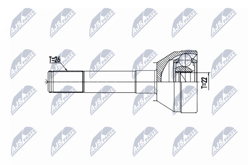 Gelenksatz Antriebswelle NTY NPZ-SU-037