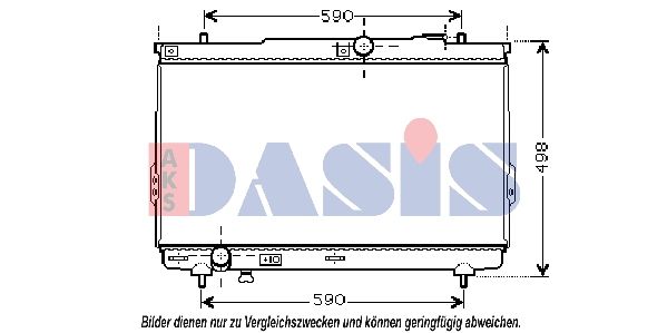 Kühler, Motorkühlung AKS DASIS 510035N