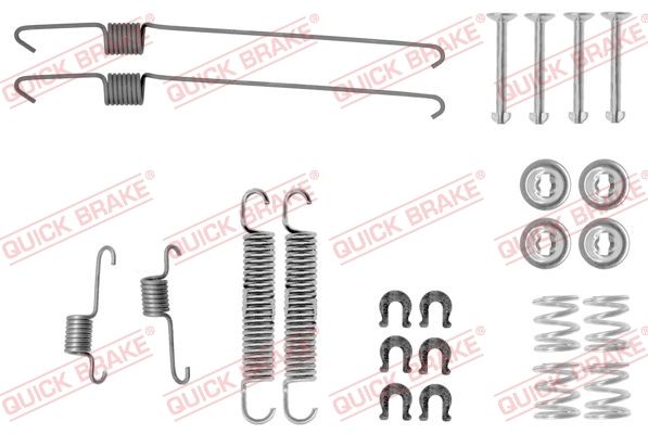 Zubehörsatz, Bremsbacken QUICK BRAKE 105-0001