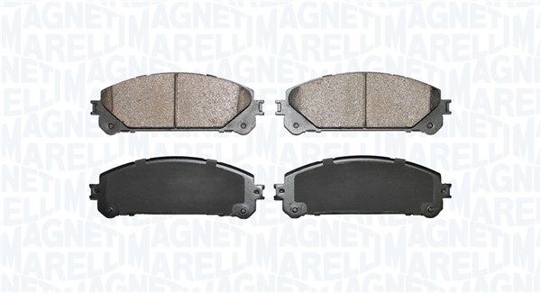 Bremsbelagsatz, Scheibenbremse MAGNETI MARELLI 363916060835