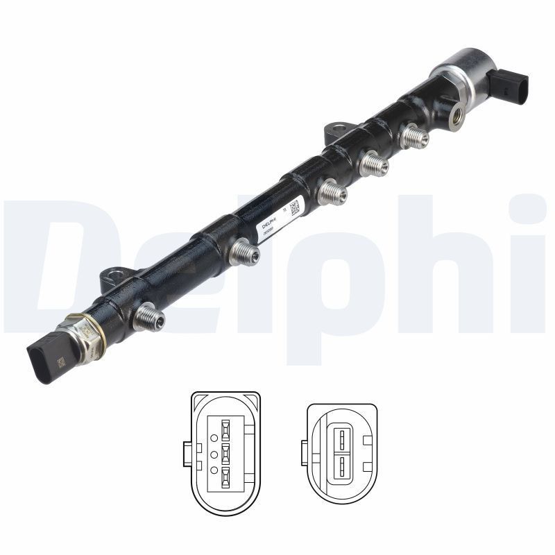 Verteilerrohr, Kraftstoff DELPHI 28252069-12B1