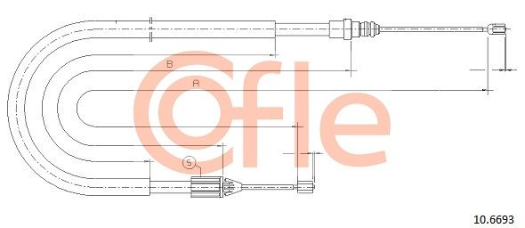 Seilzug, Feststellbremse COFLE 10.6693