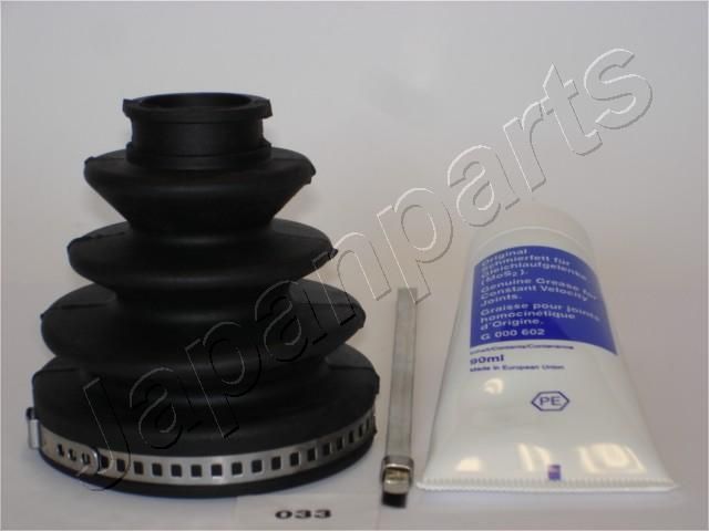 Achsmanschettensatz Antriebswelle JAPANPARTS KB-033