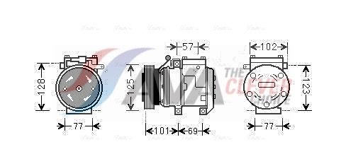 Kompressor, Klimaanlage AVA QUALITY COOLING KAAK211
