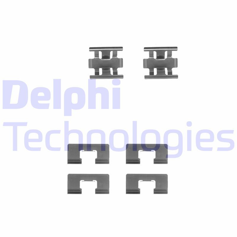 Zubehörsatz, Scheibenbremsbelag DELPHI LX0196