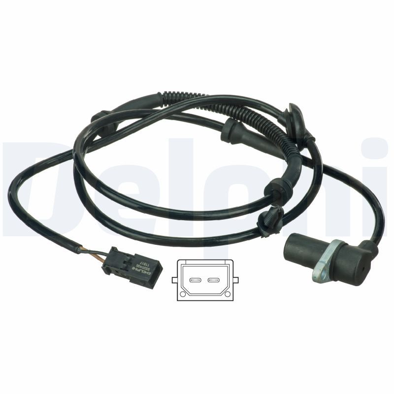 Sensor, Raddrehzahl DELPHI ss20406