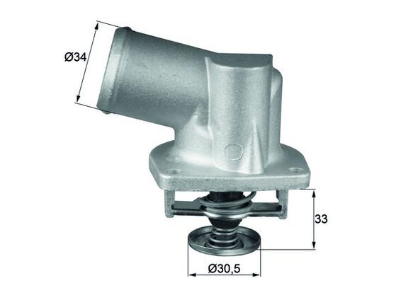 Thermostat, Kühlmittel MAHLE TI13292D