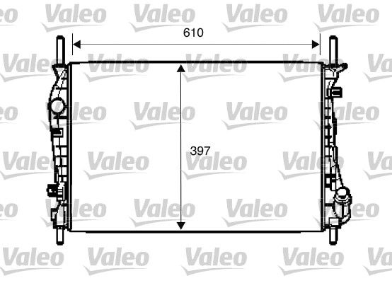 Kühler, Motorkühlung VALEO 734696