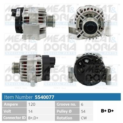 Generator MEAT & DORIA 5540077