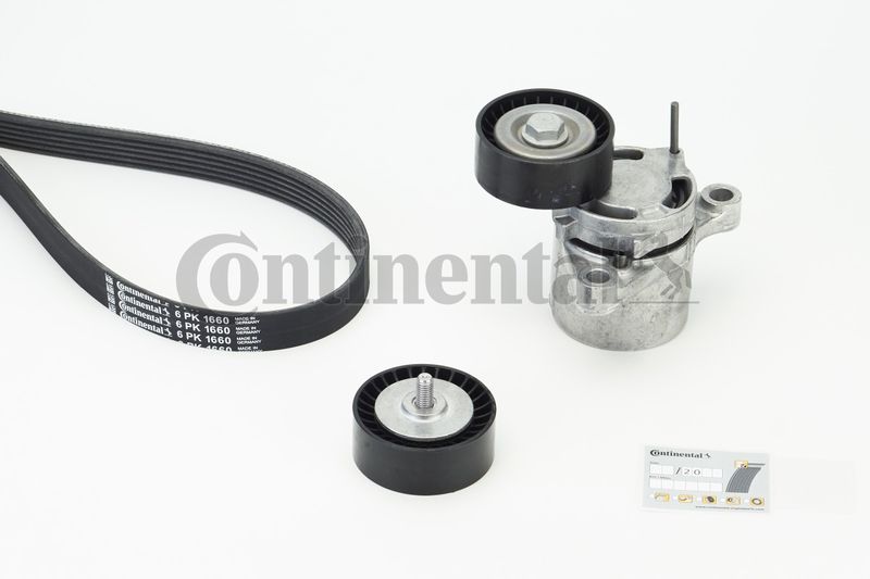Keilrippenriemensatz CONTINENTAL CTAM 6PK1660K5
