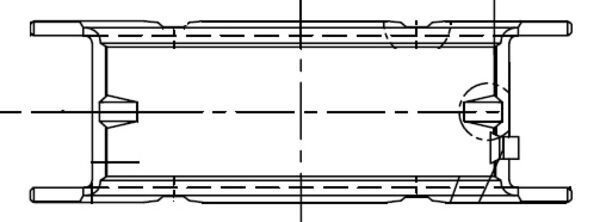 Kurbelwellenlager MAHLE 001FL10328000