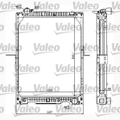Kühler, Motorkühlung VALEO 732995