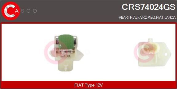 Vorwiderstand Elektromotor-Kühlerlüfter Casco CRS74024GS