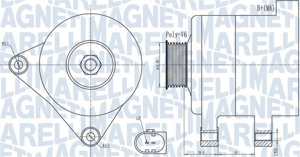 Generator MAGNETI MARELLI 063732011010